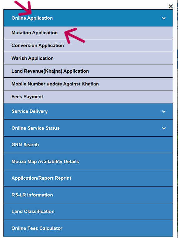 Select Mutation Application from menu